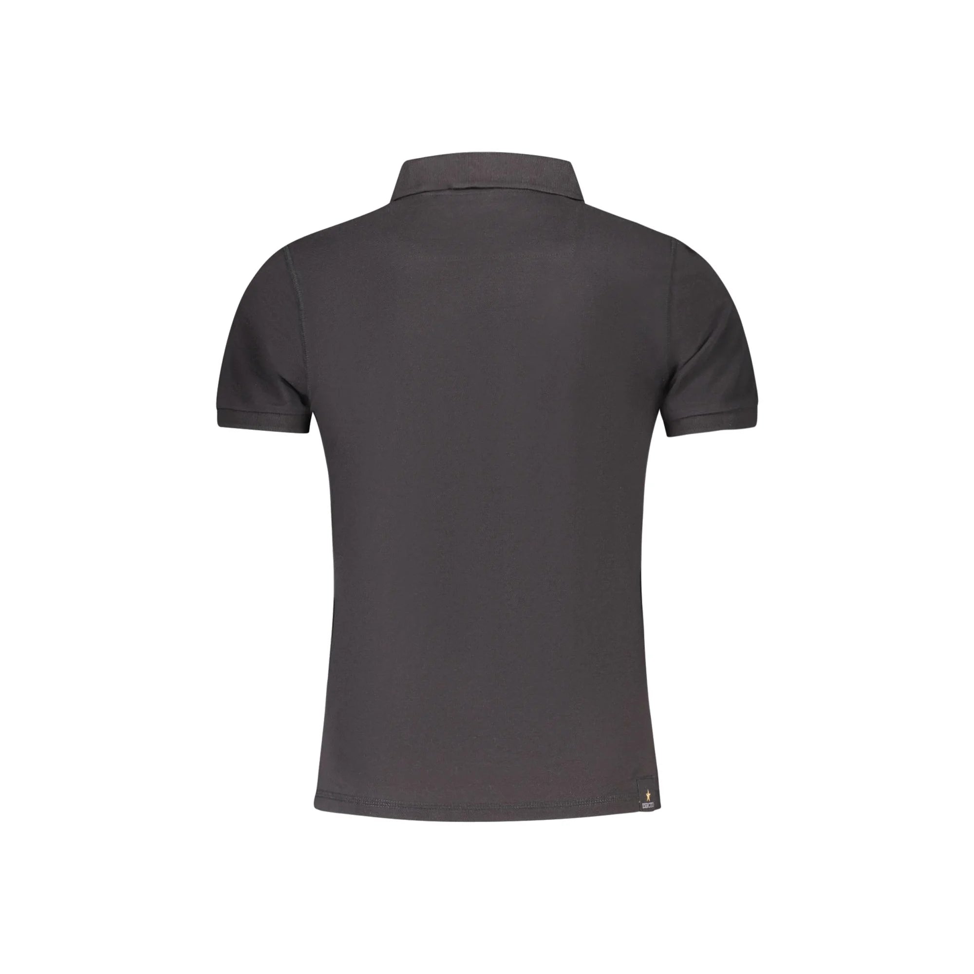 Accademia Militare Polo Maniche Corte Uomo Nera Stampa Logo nero - vista 2