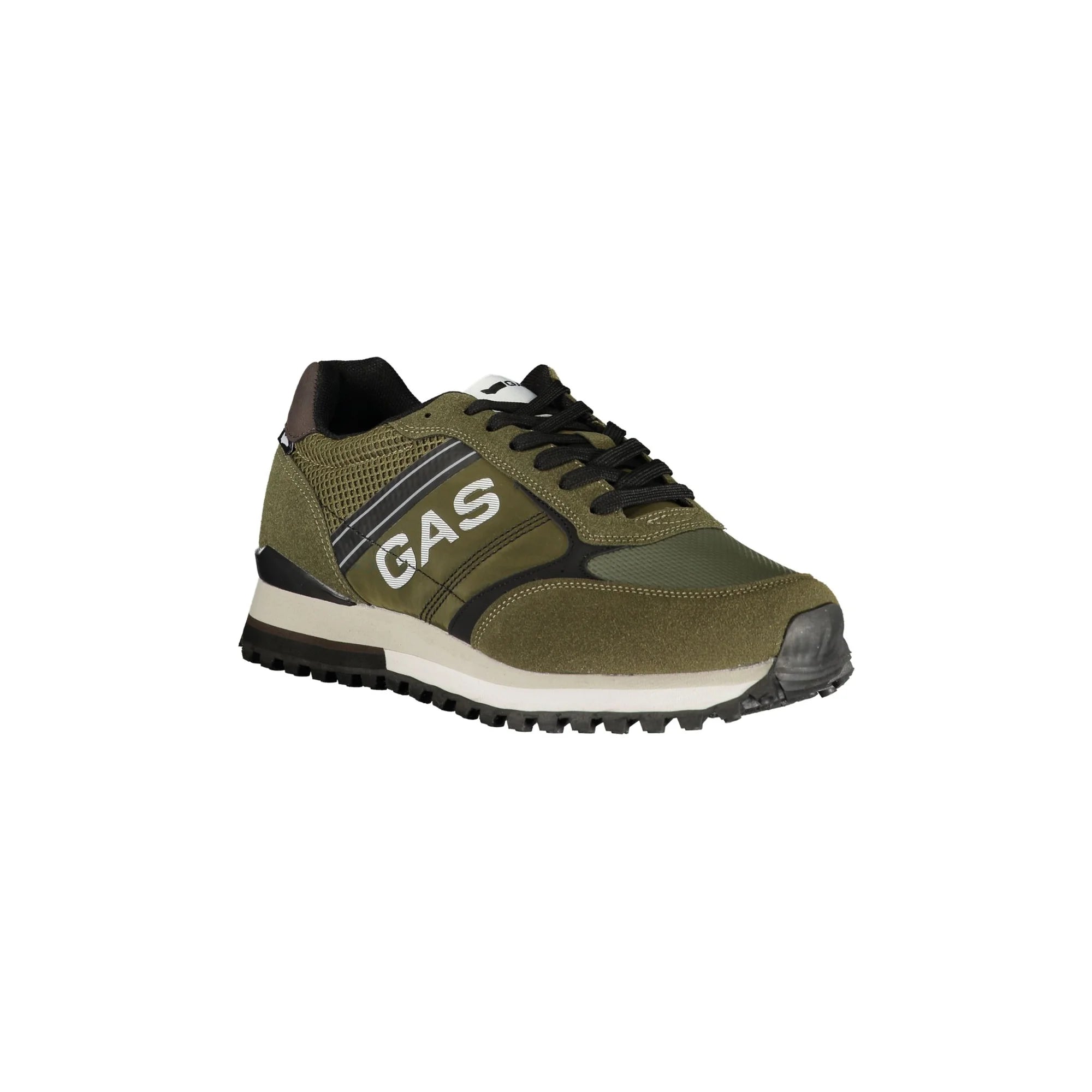 Gas Sneakers Uomo Verdi Stampa Logo - vista 2