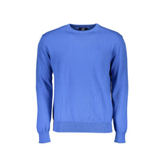 La Martina Sweat Homme Bleu Manches Longues Col Rond Logo