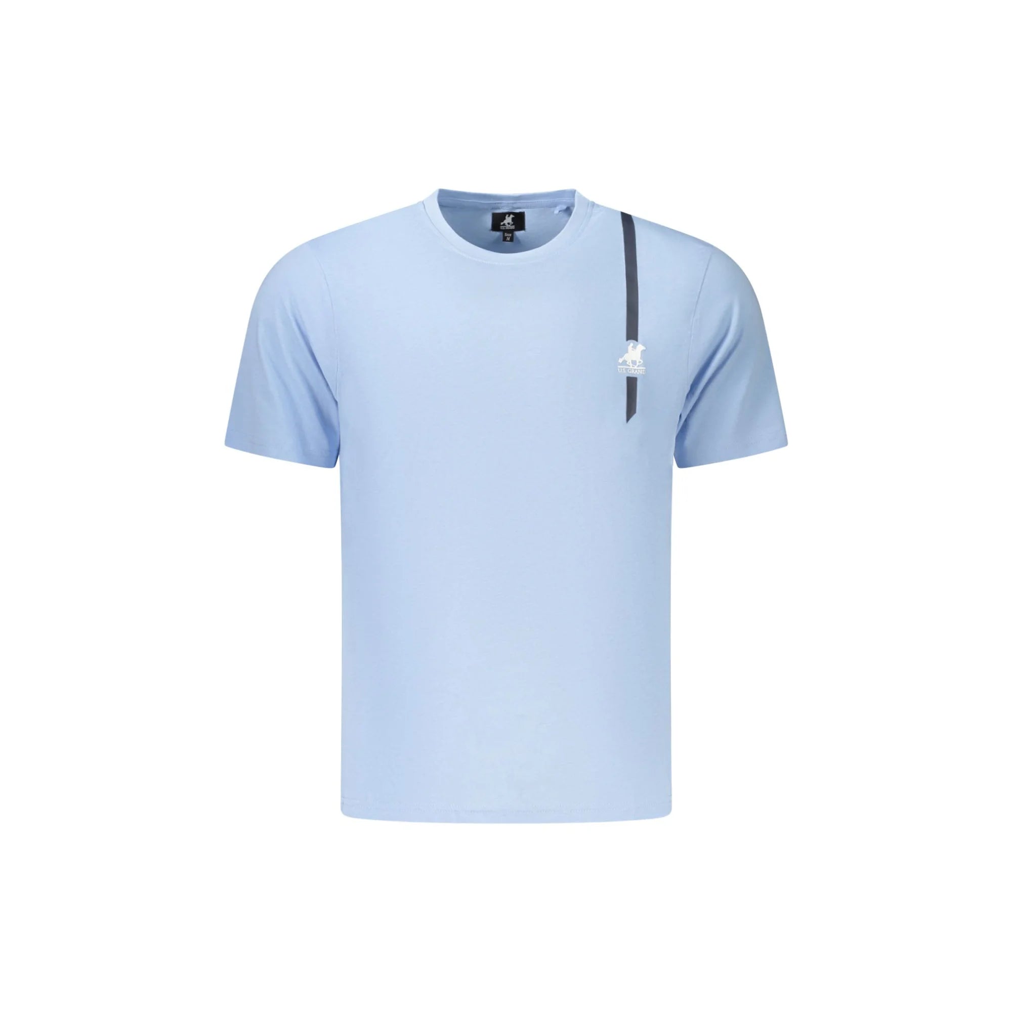 U.S. GRAND T-SHIRT MANICHE CORTE UOMO AZZURRO