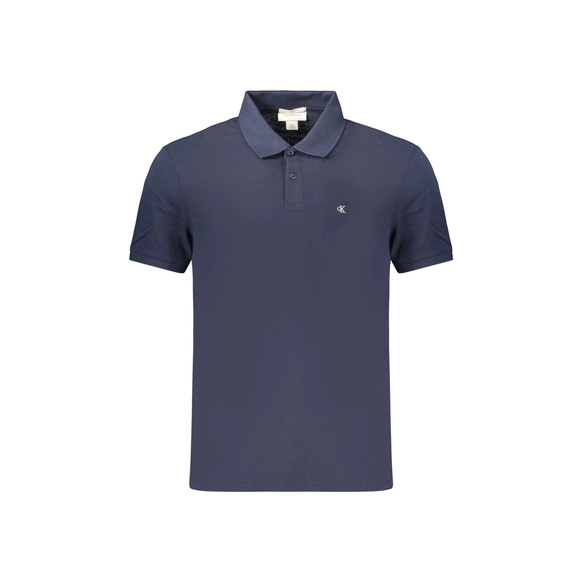 CALVIN KLEIN POLO MANICHE CORTE UOMO BLU