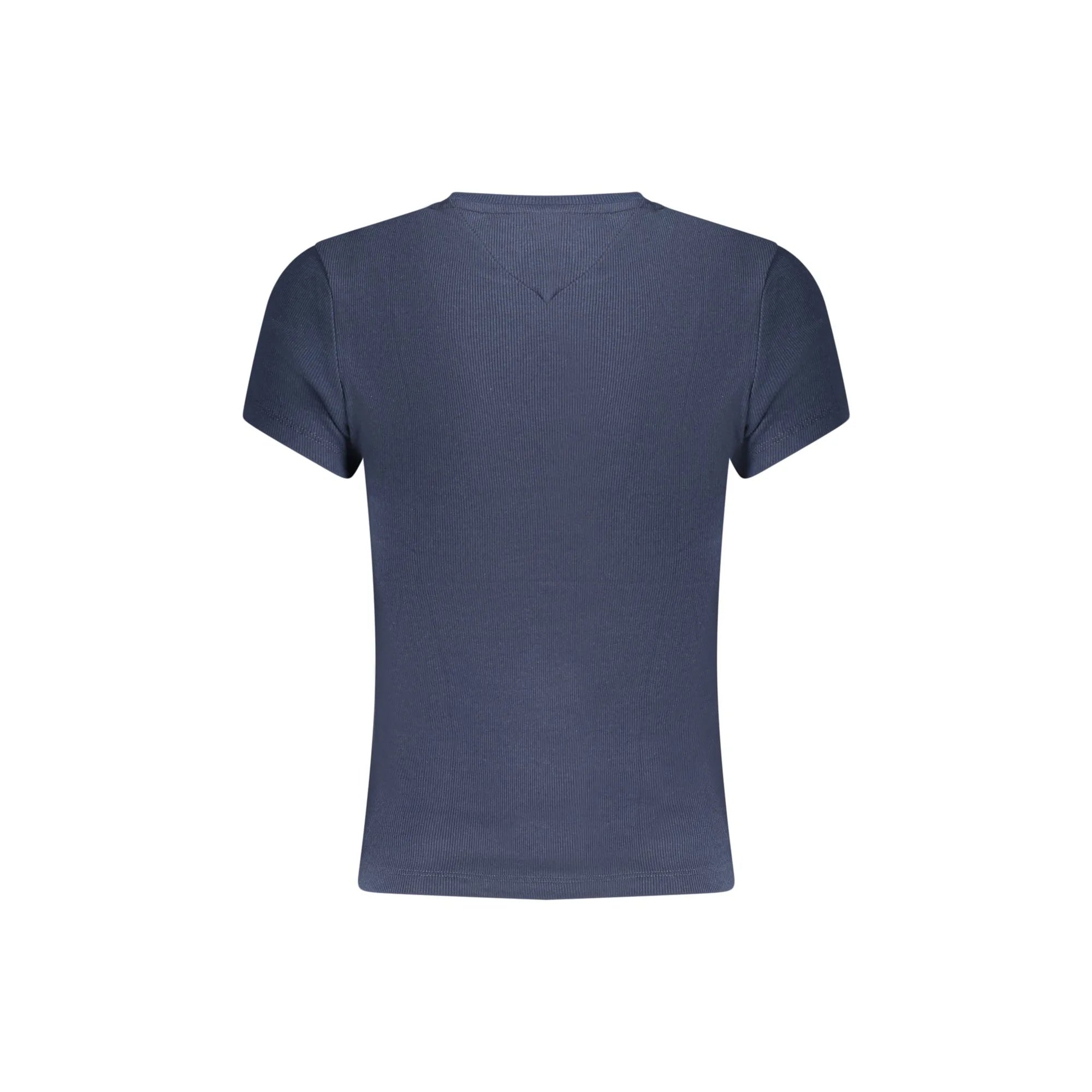 TOMMY HILFIGER T-SHIRT MANICHE CORTE DONNA BLU