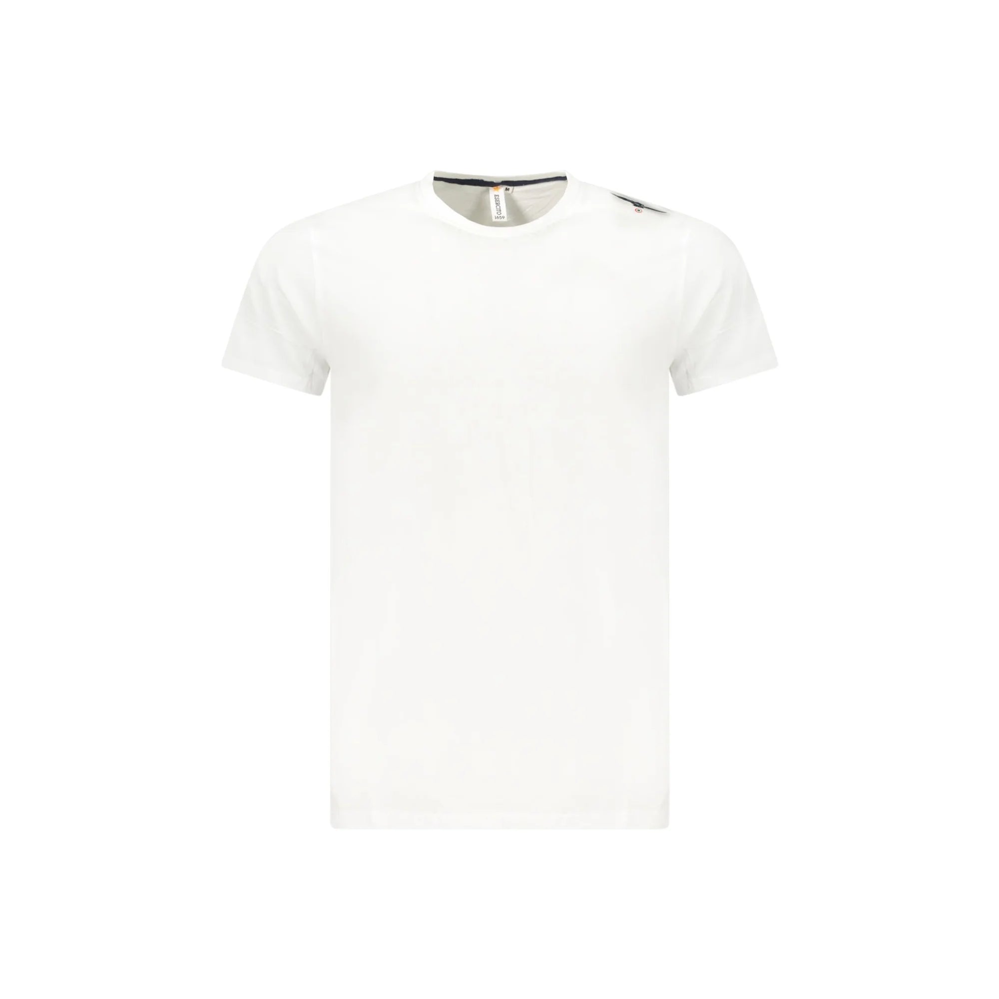 ACCADEMIA MILITARE T-SHIRT MANICHE CORTE UOMO BIANCO