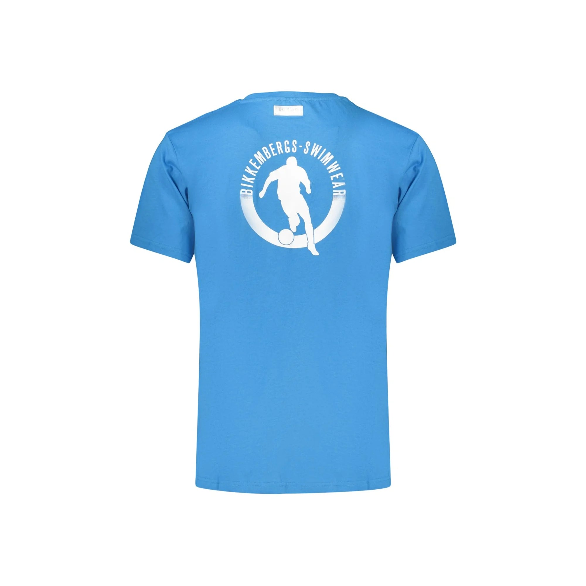 BIKKEMBERGS T-SHIRT MANICHE CORTE UOMO AZZURRO