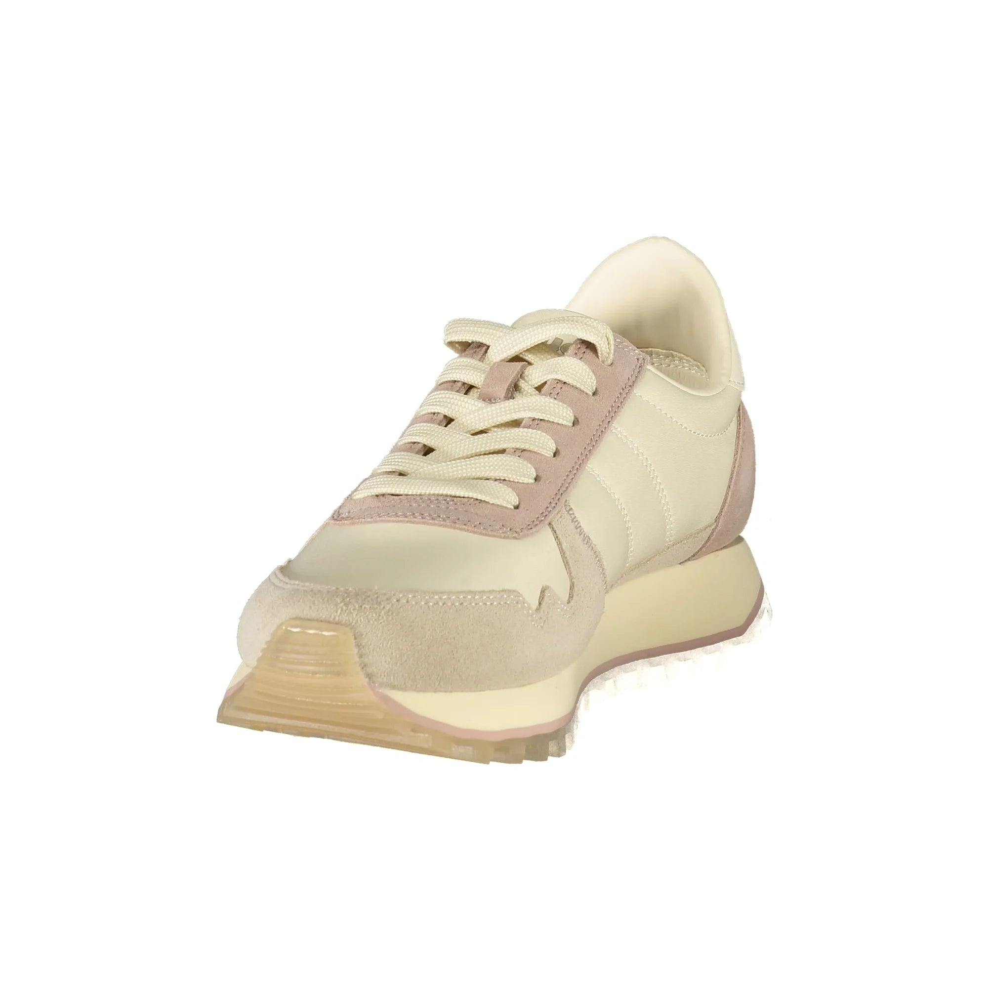 Blauer Sneakers donna beige