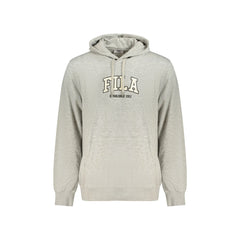 Fila Sweatshirt mit langen Ärmeln für Herren in Grau mit Logo-Druck