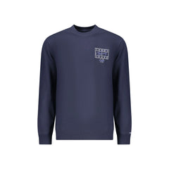 Tommy Hilfiger Sudadera de Manga Larga Hombre Azul Estampado Logo