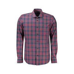 North Sails Chemise Manches Longues Homme Bleu Broderie