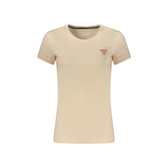Guess Jeans Short Sleeve T-Shirt Women Pink Logo