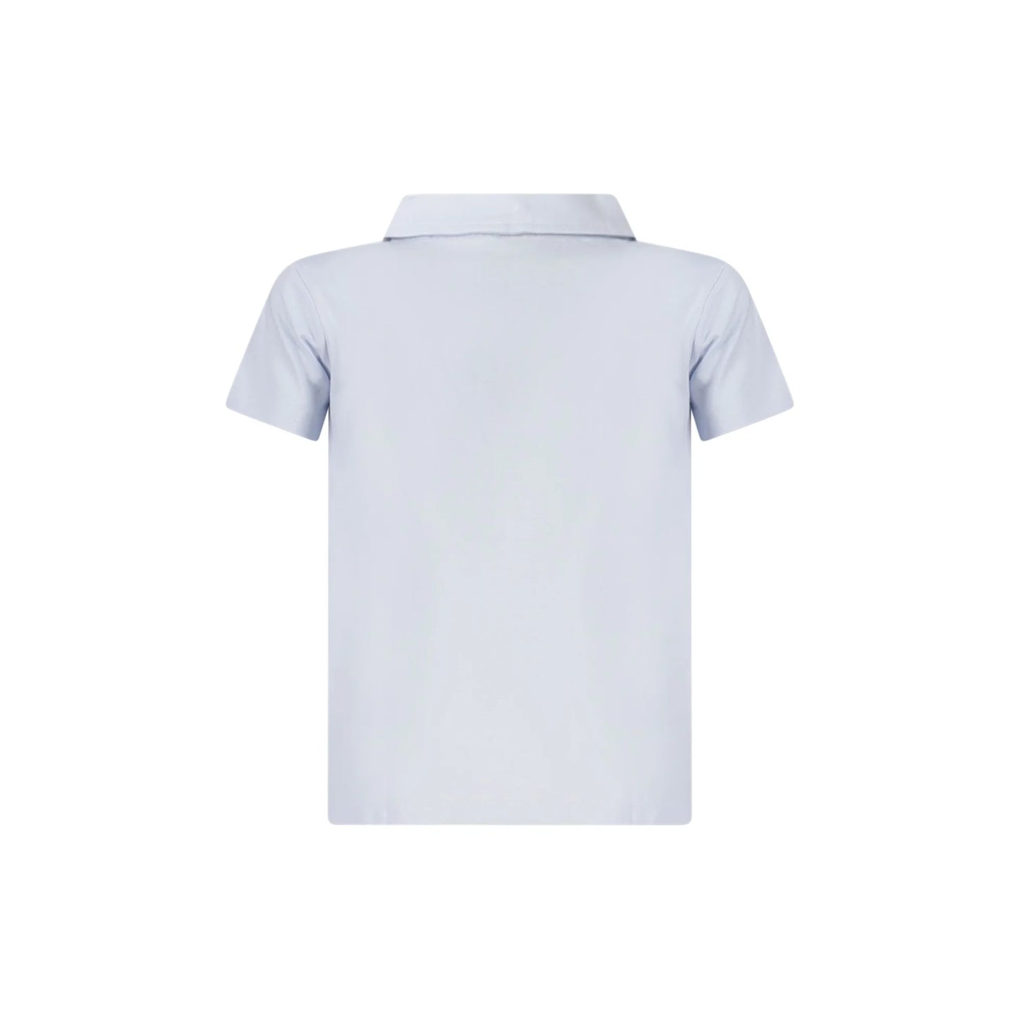 Guess Jeans Polo Maniche Corte Bambino Azzurra Logo azzurro - vista 2