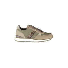 Napapijri Shoes Sneakers Uomo Verde Stampa Logo