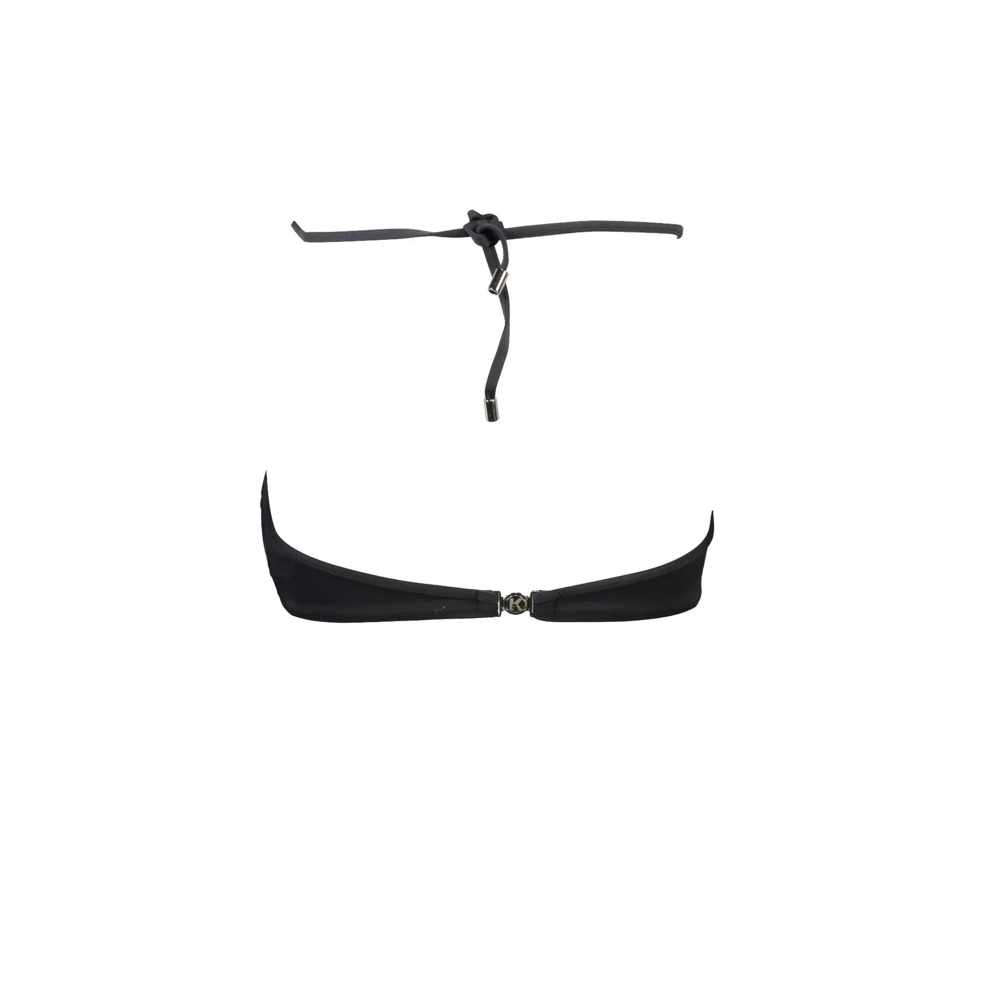 KARL LAGERFELD BEACHWEAR COSTUME PARTE SOPRA DONNA NERO