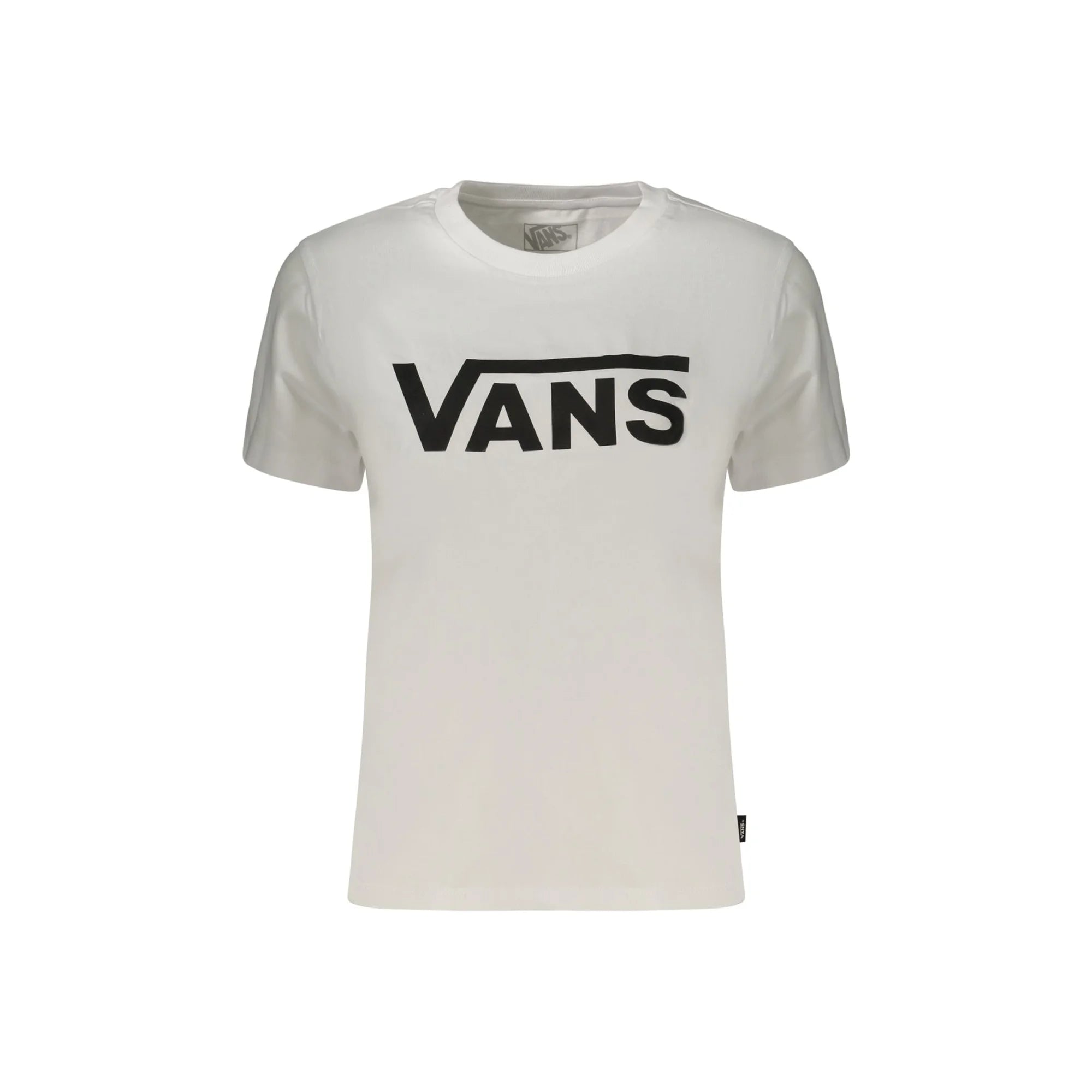VANS T-SHIRT MANICHE CORTE DONNA BIANCO