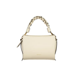 Coccinelle Borsa a Tracolla Pelle Donna Bianca Chiusura con Zip