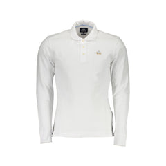 La Martina Polo Maniche Lunghe Uomo Bianca Ricamo