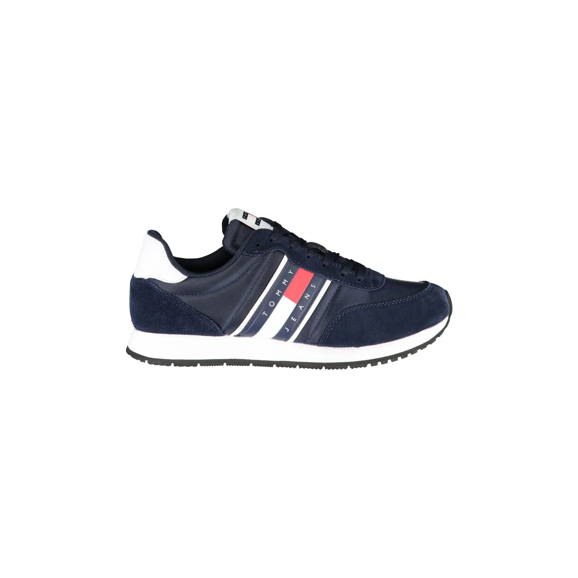 TOMMY HILFIGER Scarpe Sneakers Uomo Blu con Lacci e Logo - foto prodotto