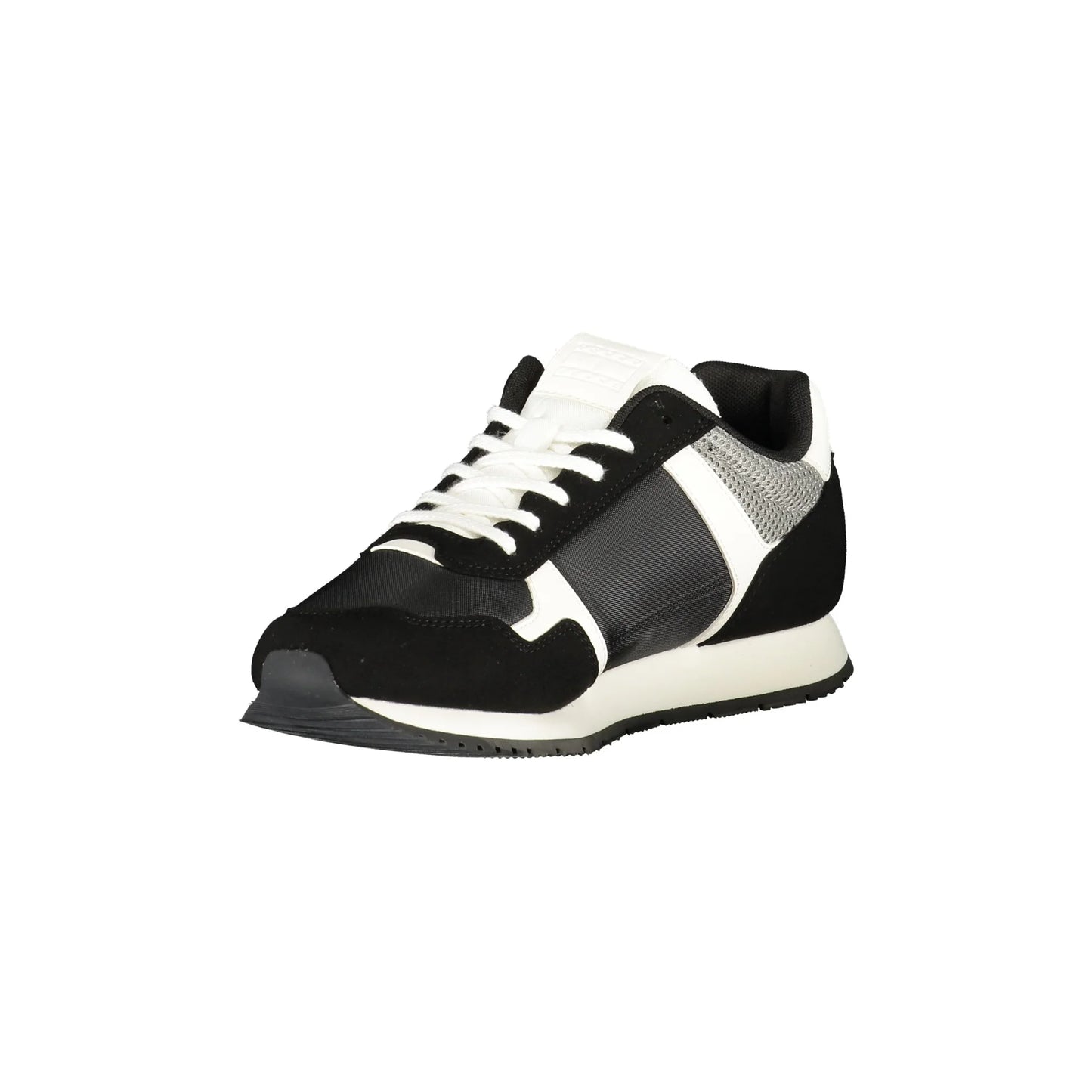 TOMMY HILFIGER Sneakers Uomo Nere con Lacci e Dettagli a Contrasto nero - vista 3