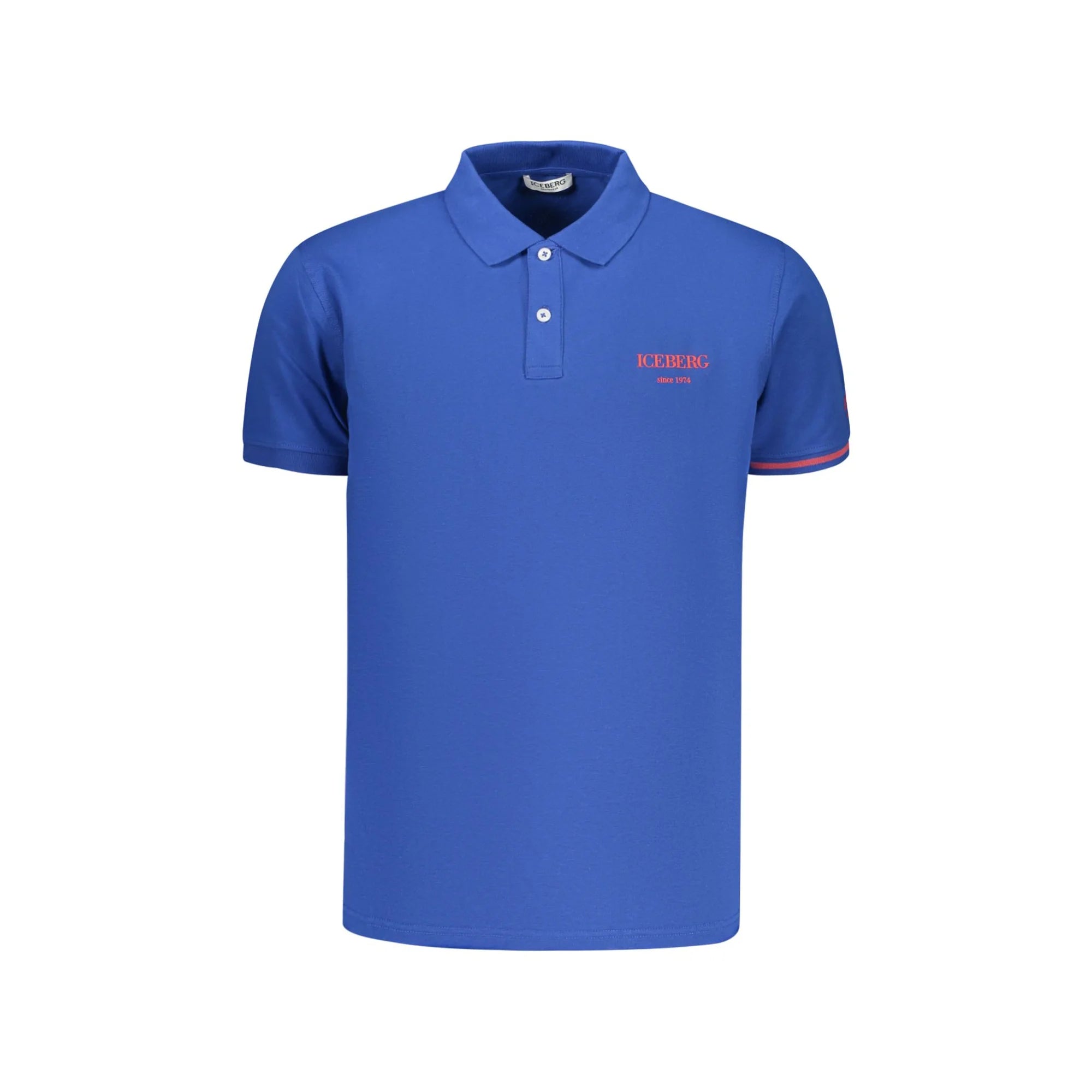 ICEBERG POLO MANICHE CORTE UOMO BLU
