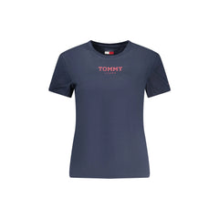 Tommy Hilfiger T-Shirt Kurzarm Damen Blau Druck