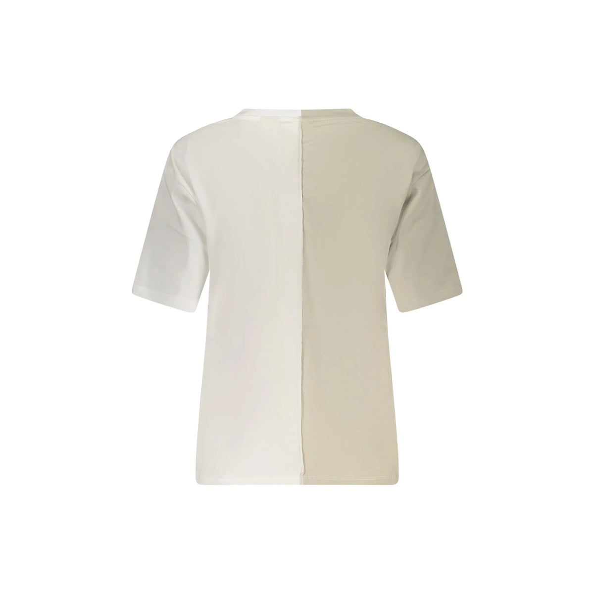 DESIGUAL T-SHIRT MANICHE CORTE DONNA BIANCO