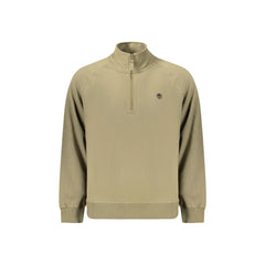 Timberland Felpa Maniche Lunghe Uomo Verde Ricamo Logo