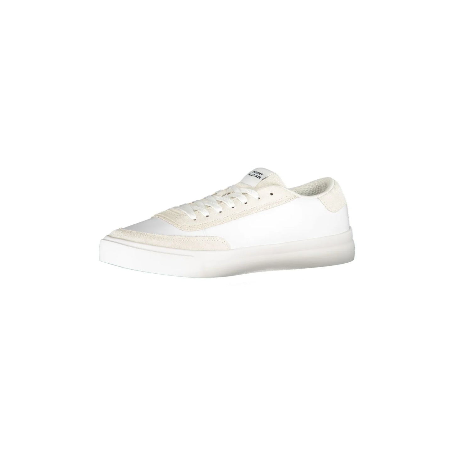 TOMMY HILFIGER Scarpe Sneakers Uomo Bianche con Dettagli a Contrasto bianco - vista 3