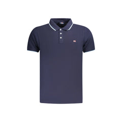 Norway 1963 Polo Krátký Rukáv Muži Modrá Logo