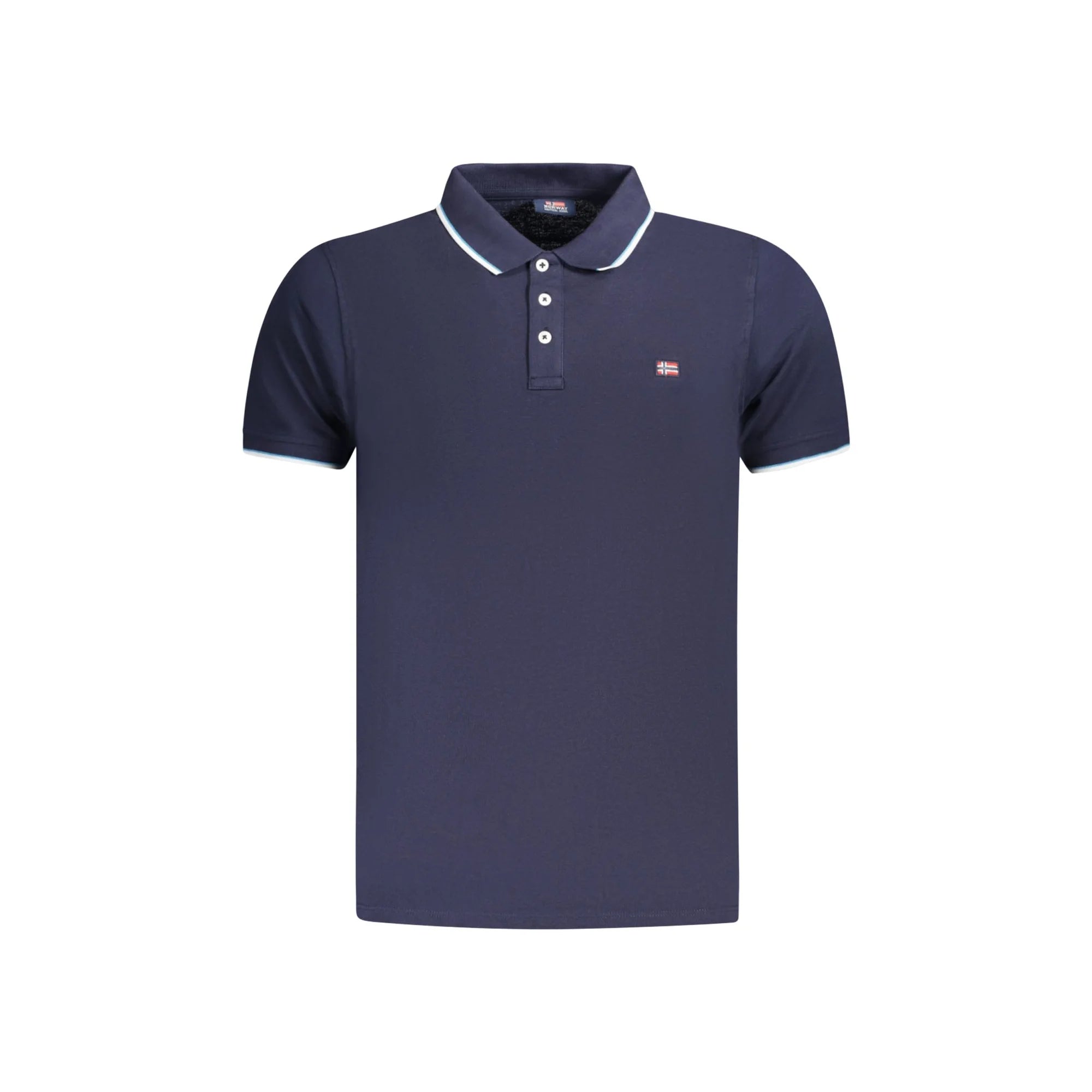 NORWAY 1963 POLO MANICHE CORTE UOMO BLU