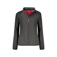 Norway 1963 Chaqueta Mujer Negra Soft Shell Capucha Forro Logo