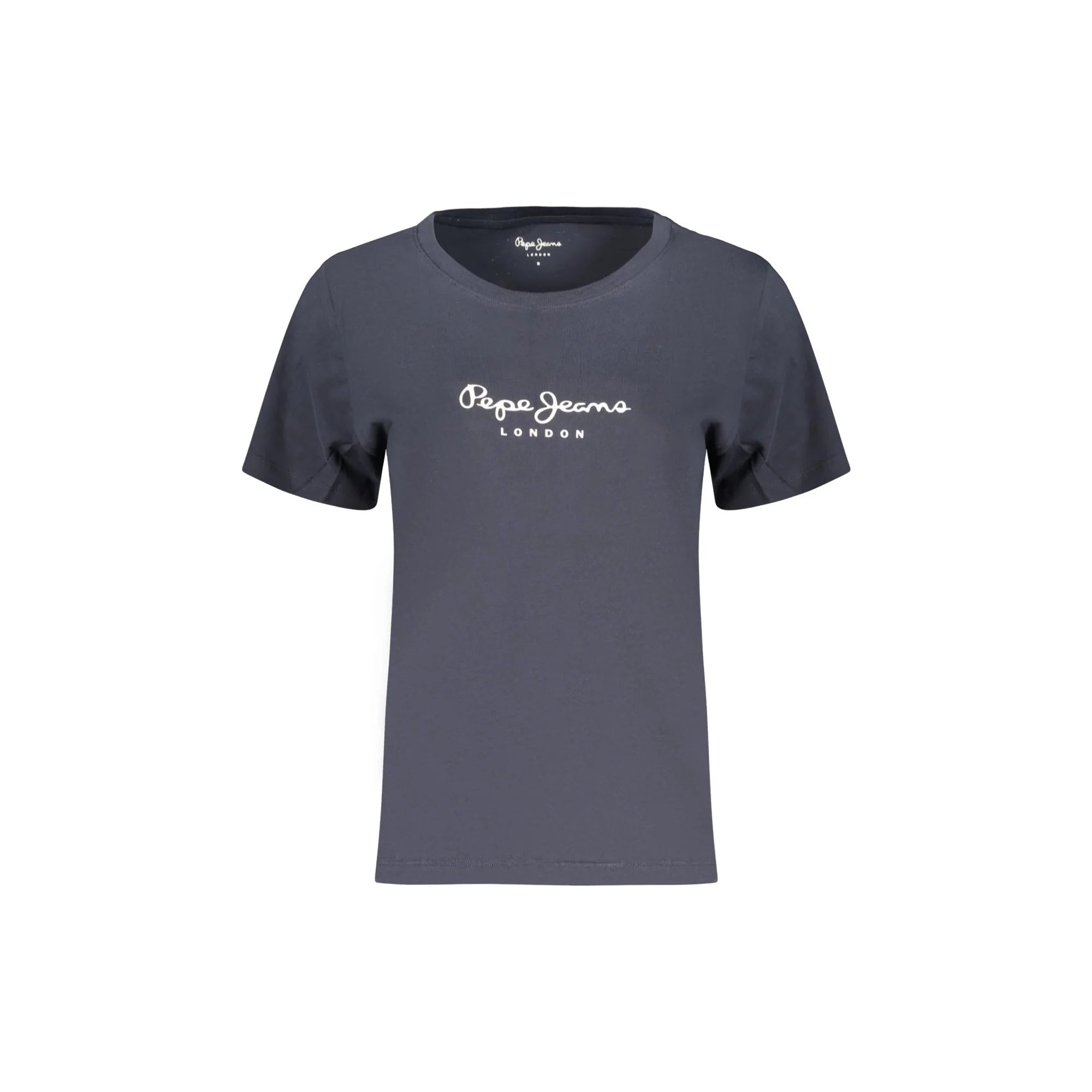 PEPE JEANS T-SHIRT MANICHE CORTE DONNA BLU