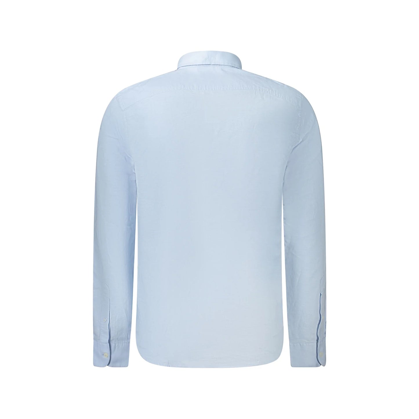 Timberland Camicia Maniche Lunghe Uomo Azzurra Ricamo Camicie azzurro - vista 2