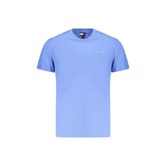 Tommy Hilfiger T-Shirt Μανίκια Κοντά Ανδρική Γαλάζια Εκτύπωση Λογότυπο