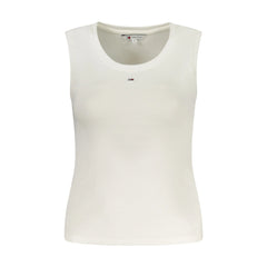 Tommy Hilfiger Top Damski Biały Haft