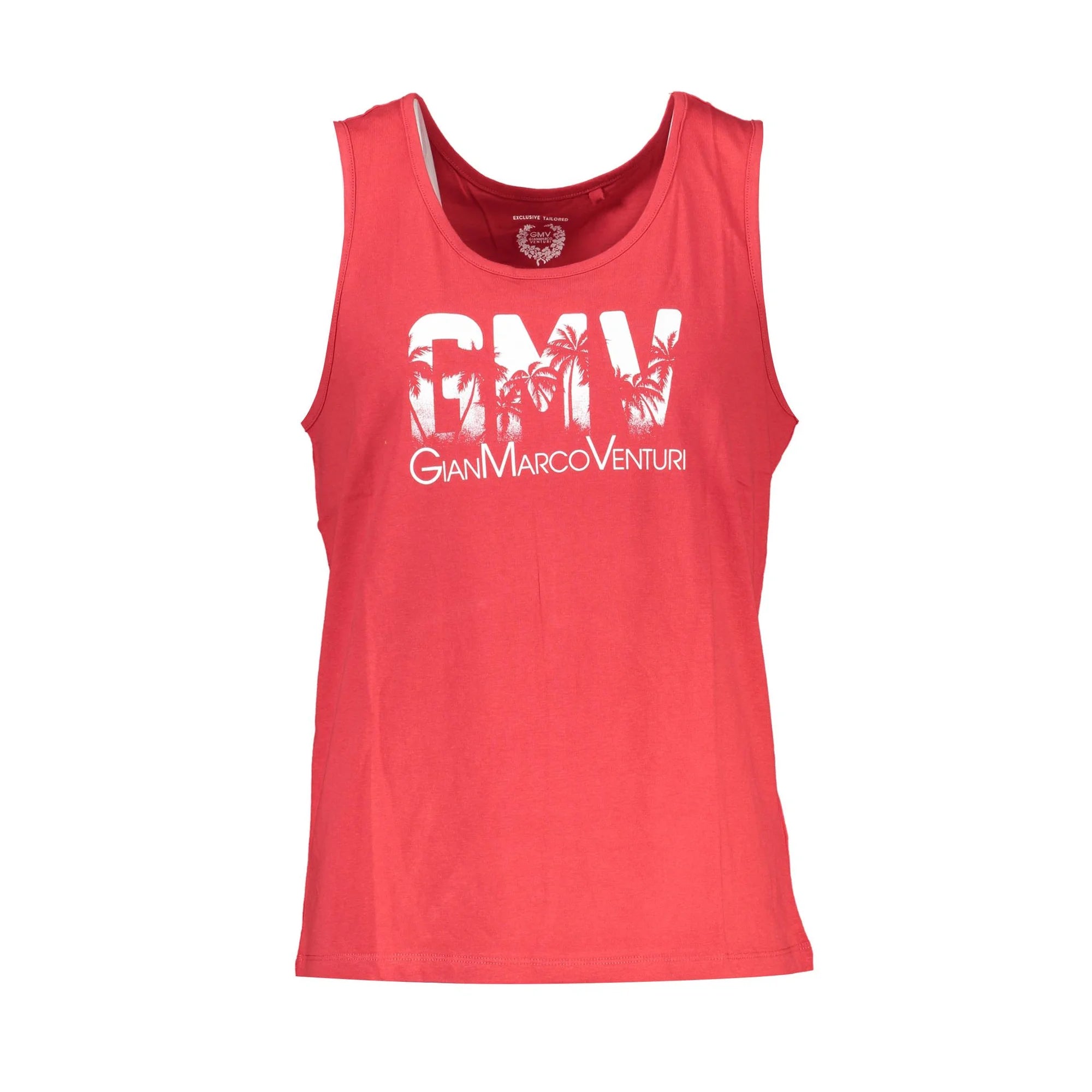 Gian Marco Venturi Canotta Uomo Rossa Stampa Logo Camicie Rosso - foto prodotto