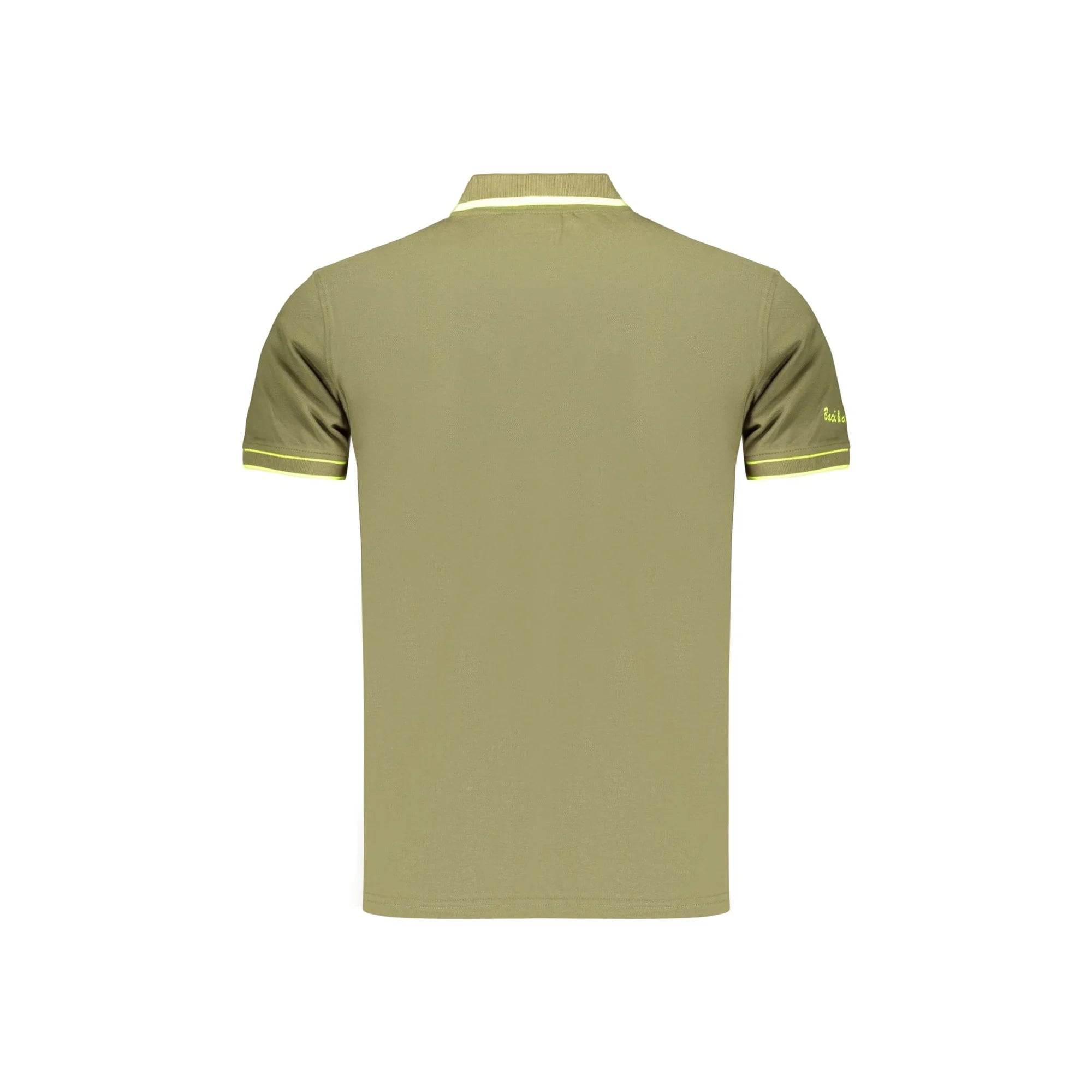 BACI&ABBRACCI POLO MANICHE CORTE UOMO VERDE