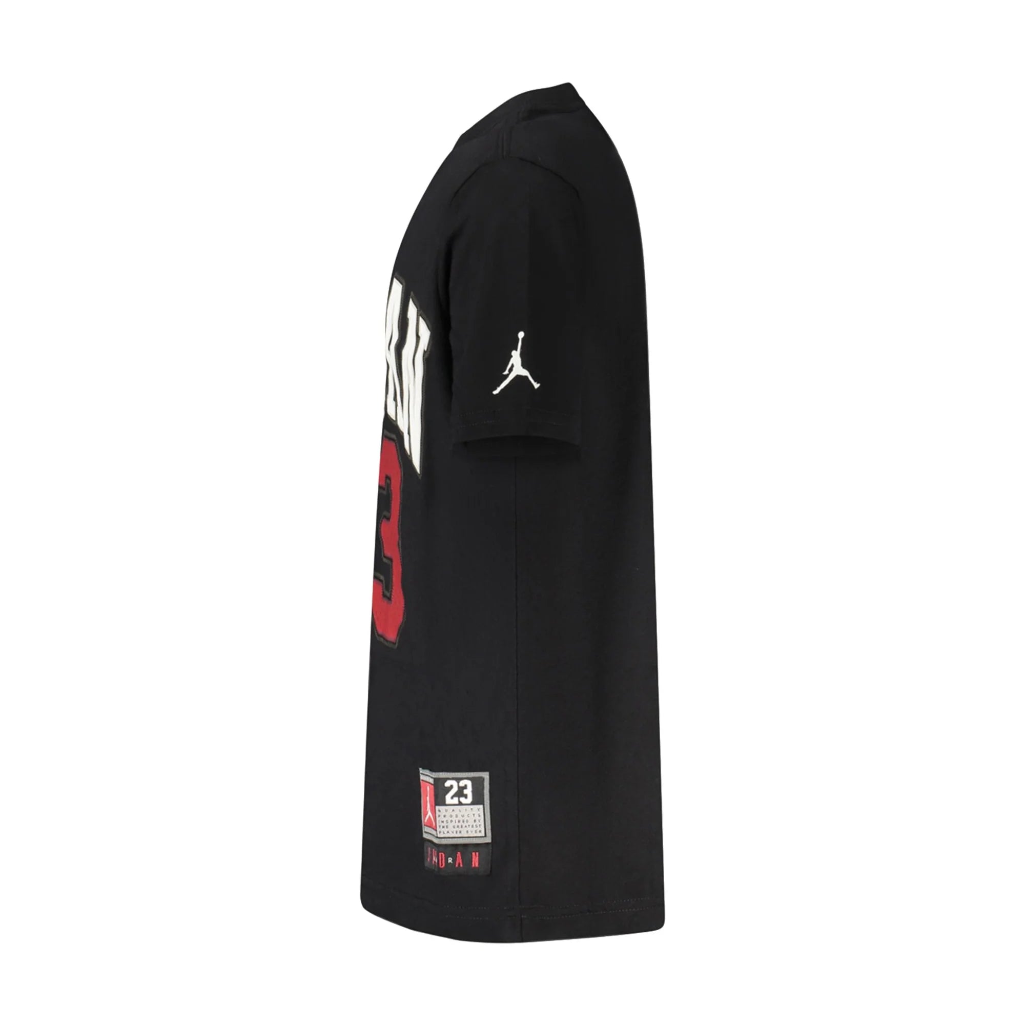 JORDAN T-SHIRT MANICHE CORTE BAMBINO NERO