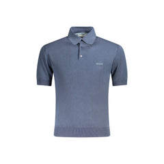 Guess Jeans Polo Maniche Corte Uomo Blu Ricamo