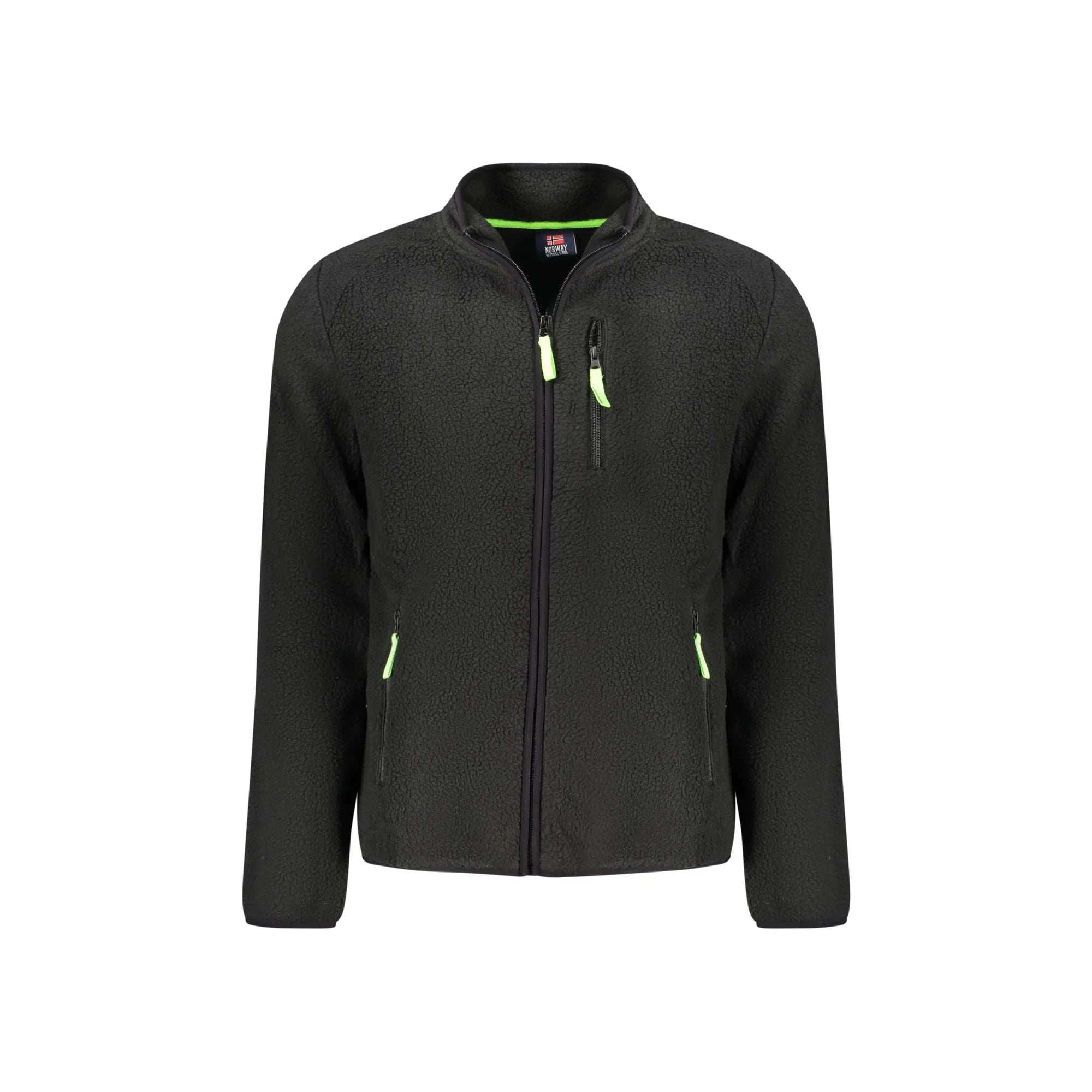 NORWAY 1963 FELPA CON ZIP UOMO NERO