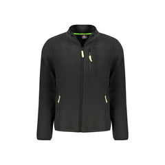 Norway 1963 Felpa Uomo Nero Zip Tasche Applicazione Logo