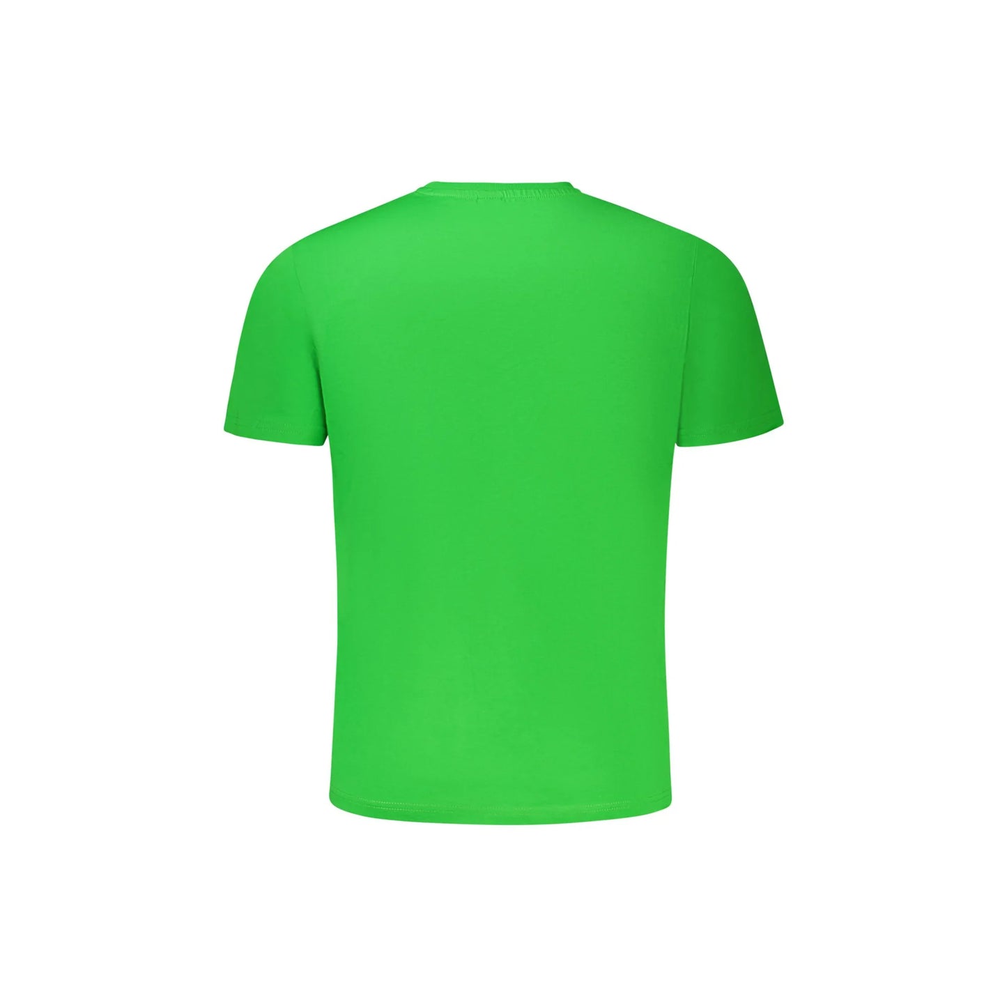 North Sails T-Shirt Maniche Corte Uomo Verde Stampa Logo - vista 2