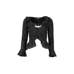 Desigual Camisa de Manga Larga Mujer Negra Logo