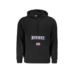 Norway 1963 Felpa Maniche Lunghe Uomo Nera Logo