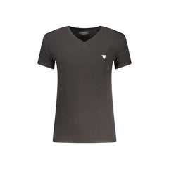 Guess Jeans T-Shirt Maniche Corte Uomo Nera Stampa Logo