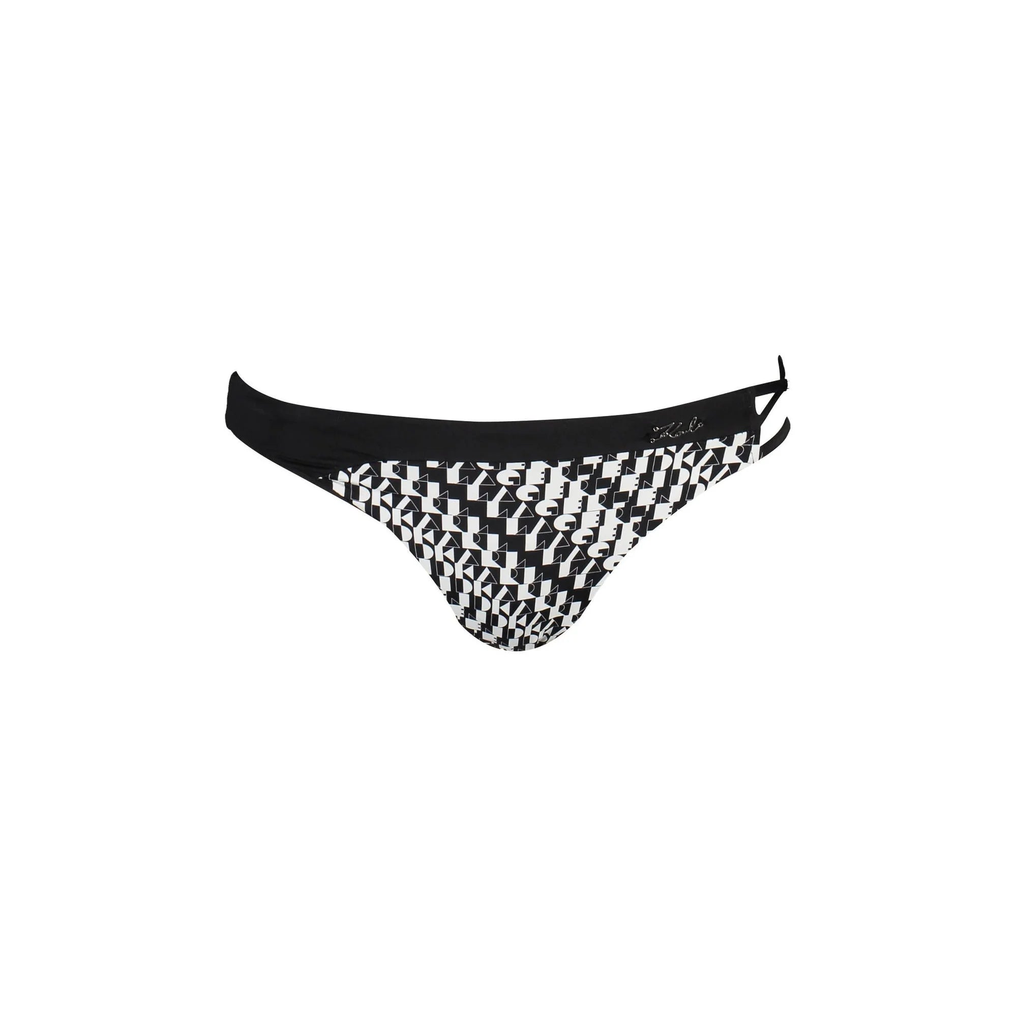 KARL LAGERFELD BEACHWEAR COSTUME PARTE SOTTO DONNA NERO
