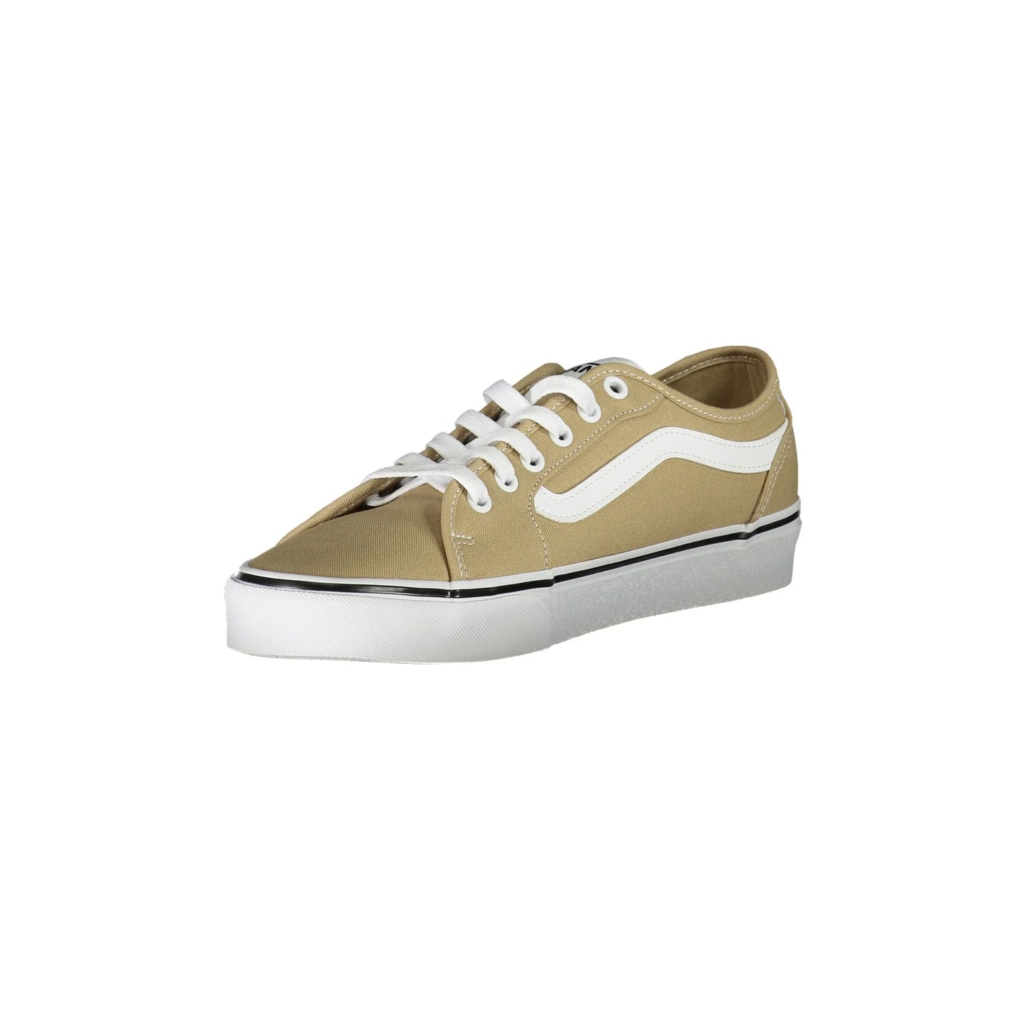 Vans Sneakers Uomo Beige Logo - vista 3