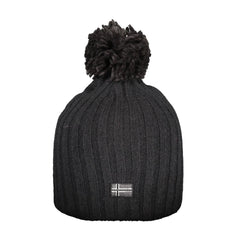 NORWAY 1963 Berretto Donna Nero con Pompon e Logo