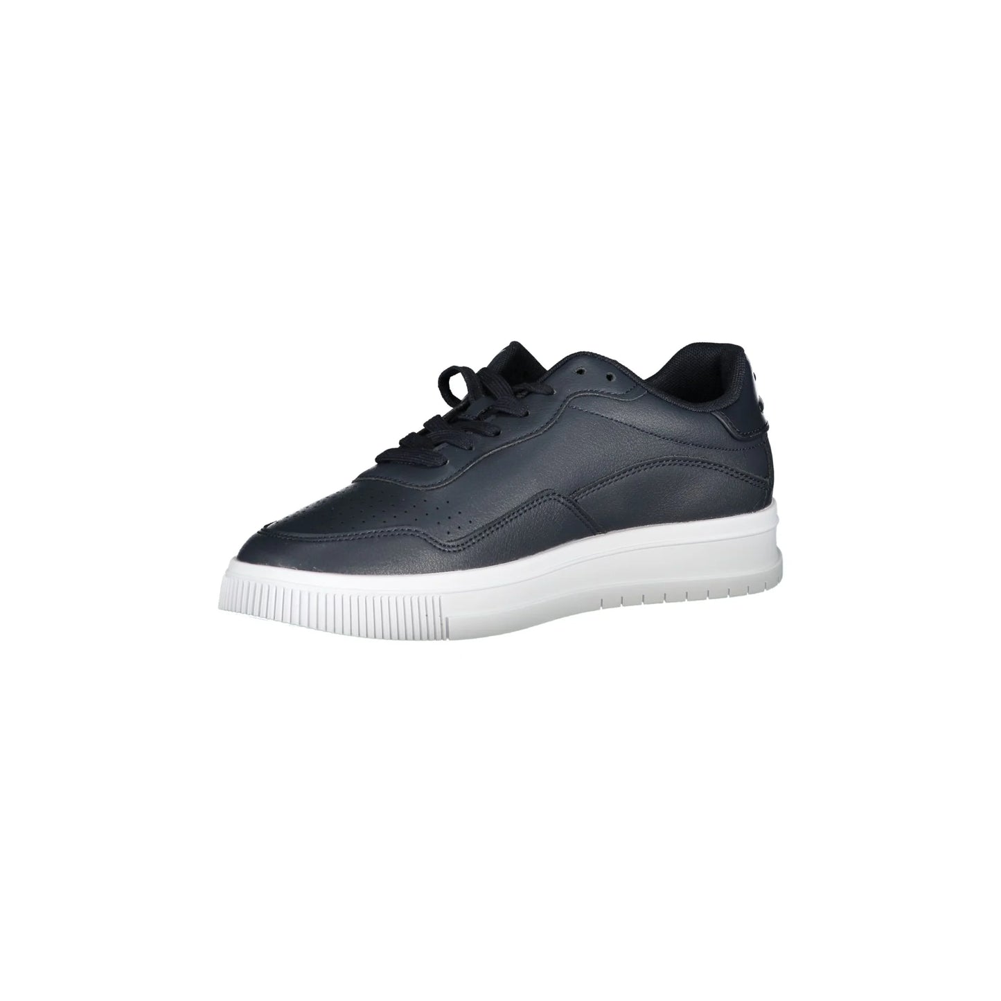 TOMMY HILFIGER Scarpe Sneakers Uomo Blu con Dettagli a Contrasto e Ricamo - vista 3