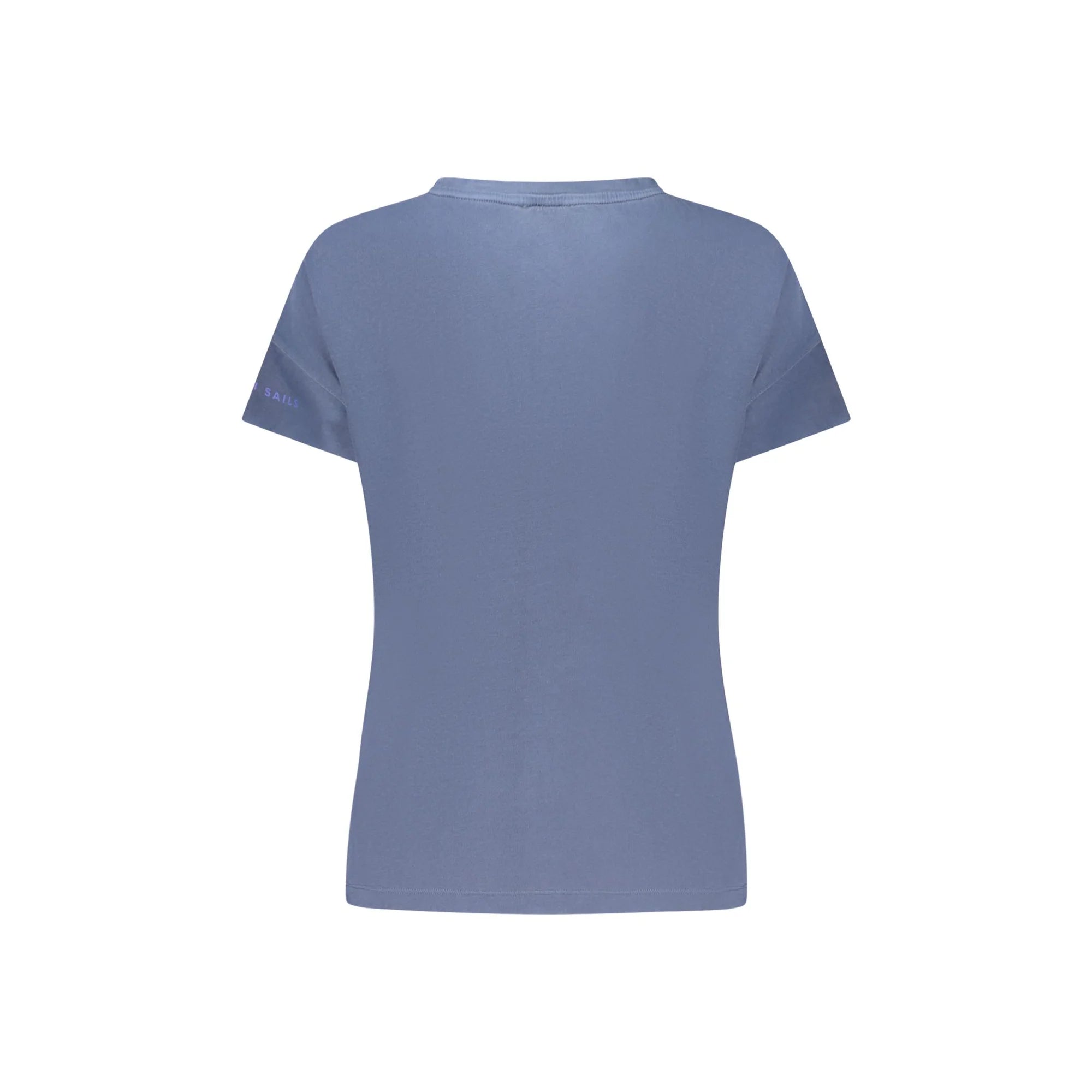 North Sails T-Shirt Maniche Corte Donna Blu Stampa in Rilievo - vista 2