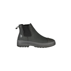 U.S. Polo Assn. Stivaletti Donna Nera Stampa Logo
