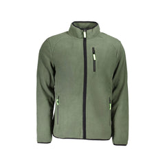 Norway 1963 Sudadera Hombre Verde Cremallera Detalles Contraste Aplicación